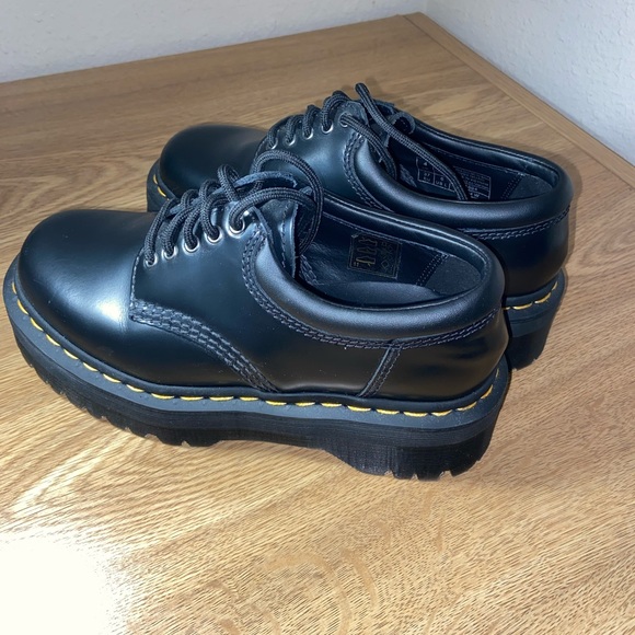 Dr. Martens Shoes Authentic 853 Dr Martens Leather Platform Shoes